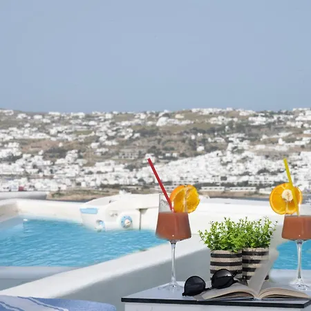 Schatz - Private Pool-sea & View Mykonos Town